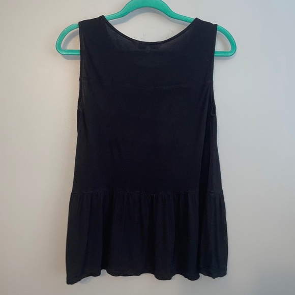 EUC Anthropologie Cupcakes & Cashmere Lenox Peplum Tank Size Small - Picture 6 of 7